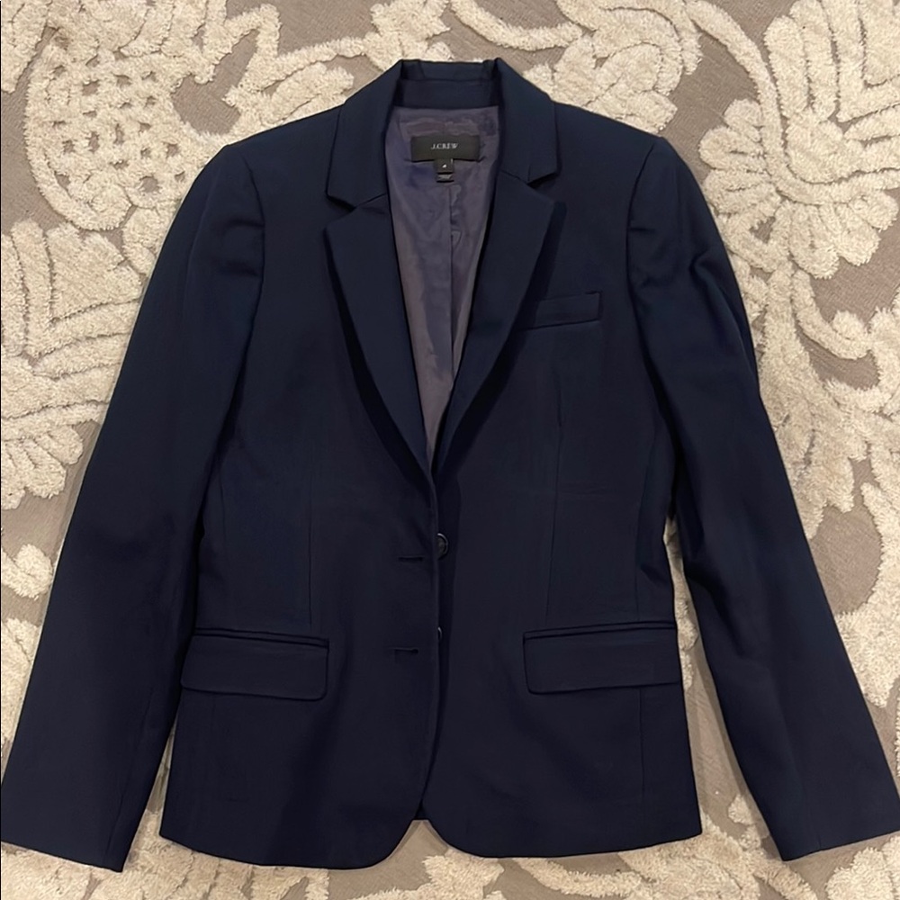 J.Crew Elegant Dark Blazer